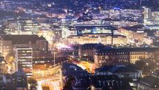 Stuttgart bei Nacht